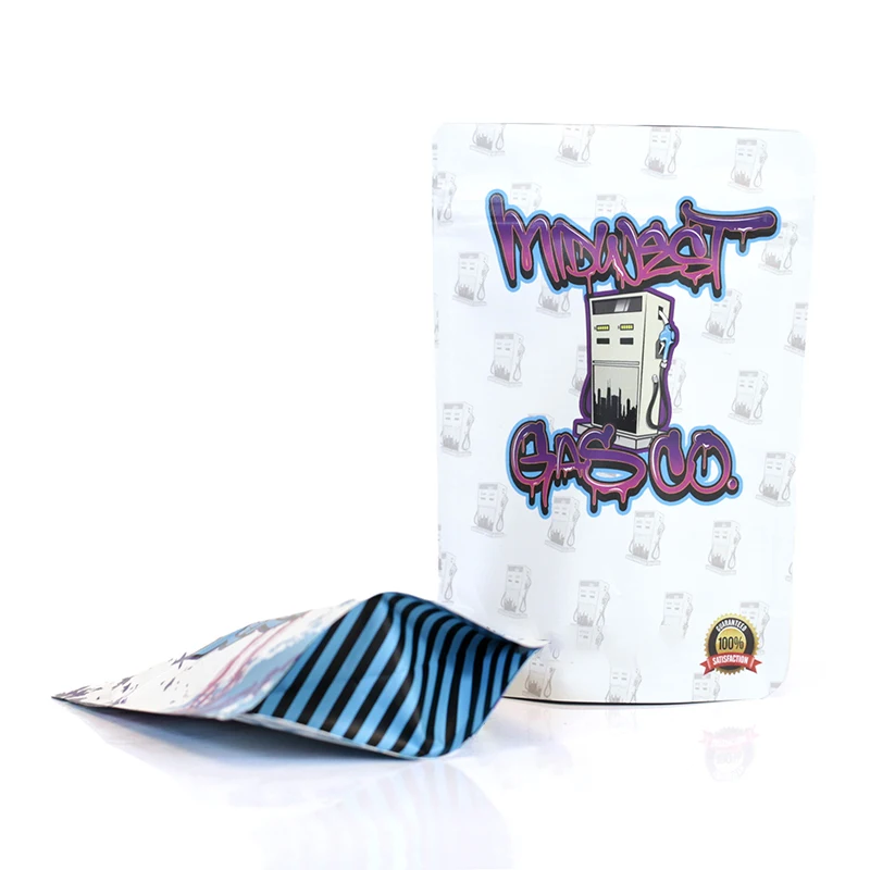 Reclosable Food Grade Safe Plastic Locking Bag with Tear Notches Pouch Customised Self Sealing Aluminum Foil Snack Package Bags