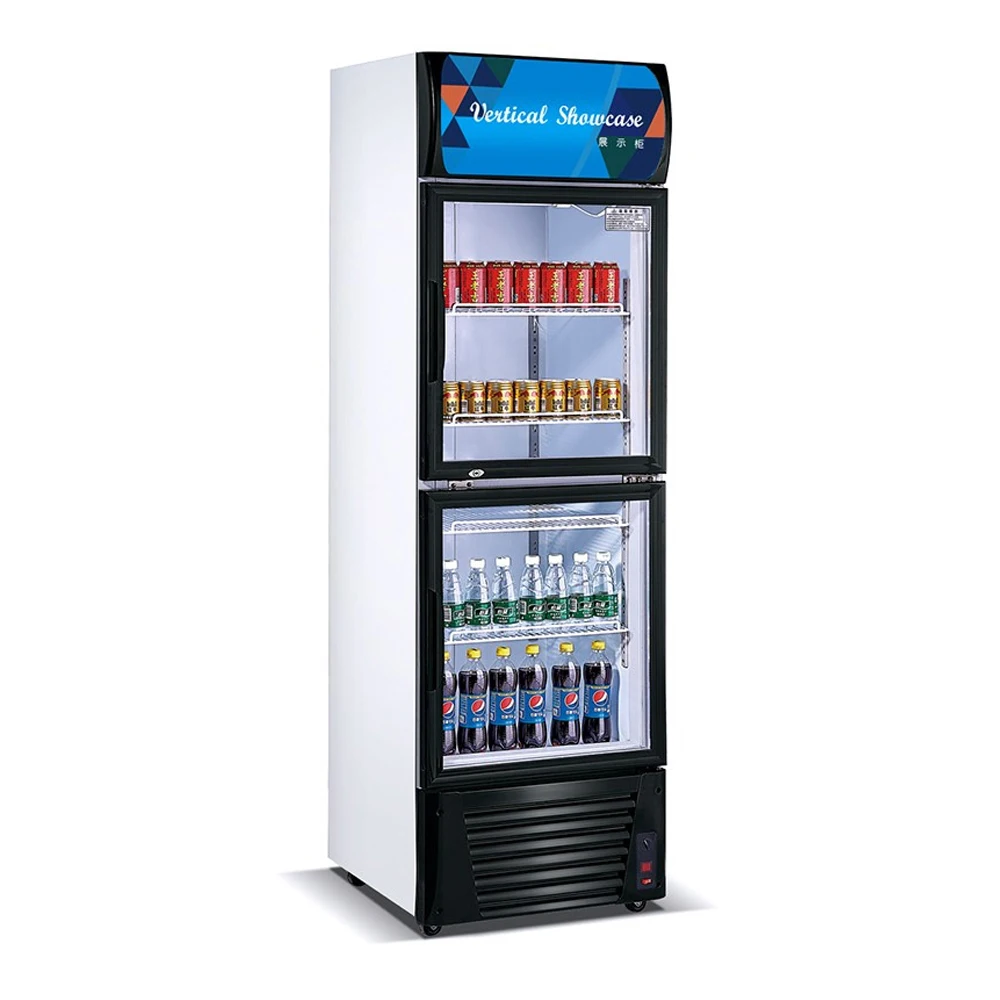 2022 Convenience Store Refrigeration Cabinet Display Vertical Beverage pepsi drink coolers chillers