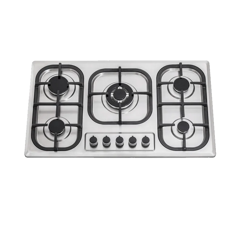 2024 Jiaye JY-S5108 New arrivals Professional Electronic Ignition stainless steel gas stove 5 Burners Built In Gas stove