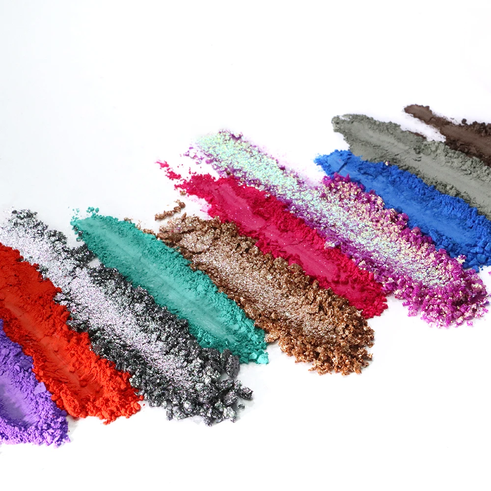 SheenEffect Wholesale Price Private Label 12 Colors Vegan High Pigment Mica Pressed Chameleon Bulk Eyeshadow Palette