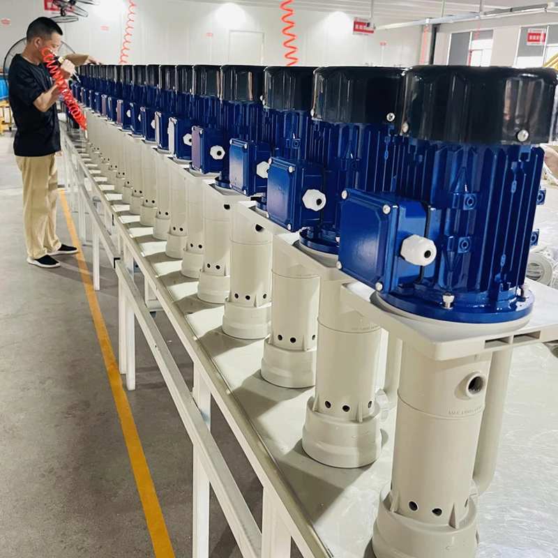 2.2kw high flow spray pump acid and alkali resistant chemical transfer circulating vertical pump in tank submersible pump