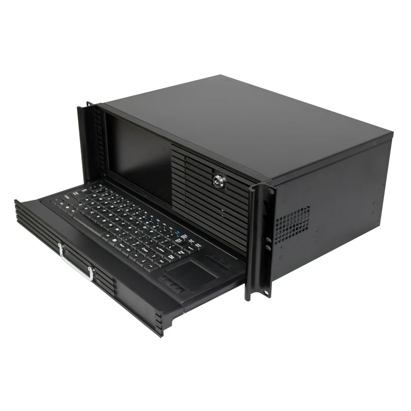 4U IPC случае IPC 300 мм глубокий с ЖК дисплей 4u rackmount сервер чехол с сенсорный экран