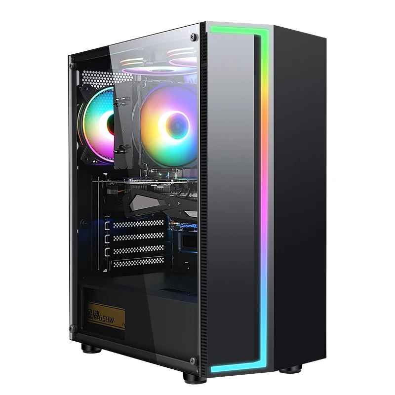 SAMA корпус компьютера atx быстрый запуск gabinete ПК контрастный
