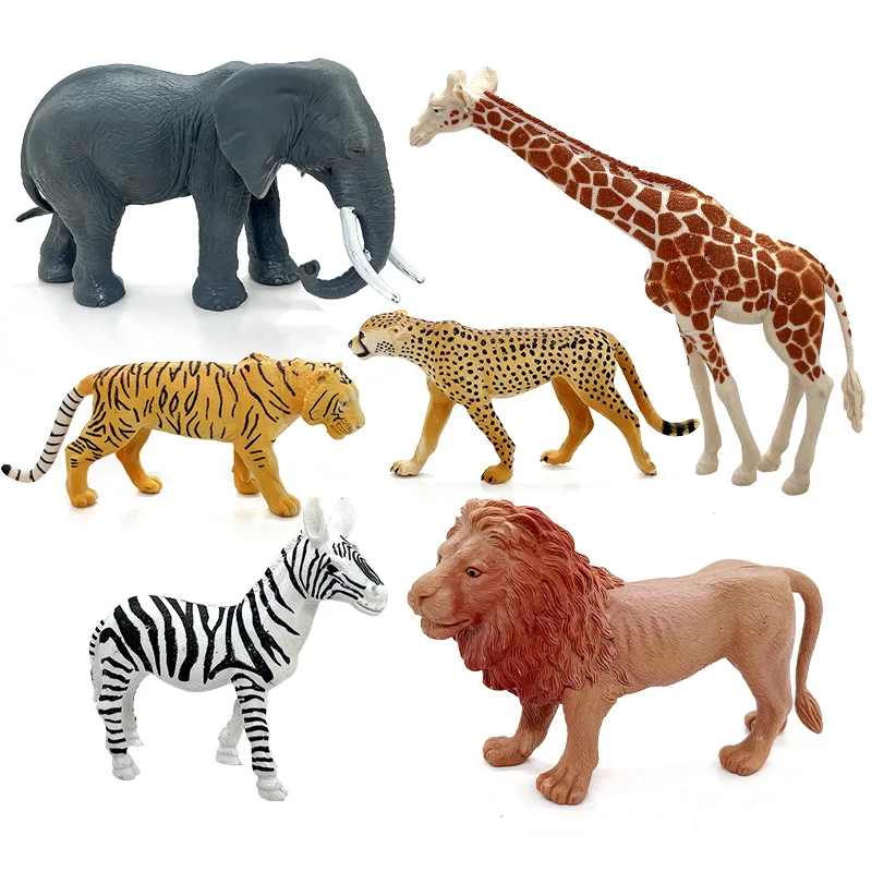 Accept custom factory production plastic animal models PVC hollow solid plastic children animals
