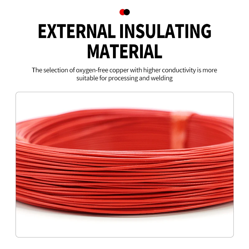 Shouweishen Ground Sense Detection Safety Oxygen-free Tinned Copper Wire Red Wire 0.5mm Ground Sense Coil for barrier gate