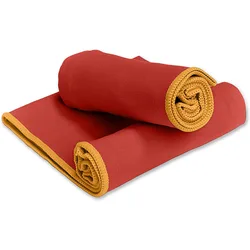 Super absorbent microfiber sports towel gym towel with carry bag and hanging loop