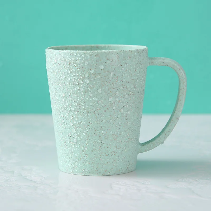 2022 Plastic Tumbler Cup Tooth-Brushing Cup for Bathroom 400ml White Gray for Drink