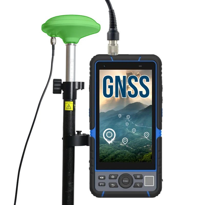 HUGEROCK G60N 1-Year 3-Year Android 500 nit 9000mAh Base And Rover Gnss Antennas gps navigation mobile pda 8 pollici