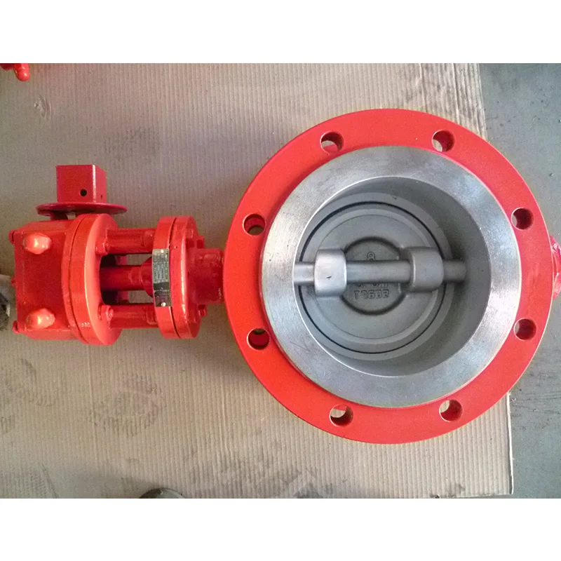 Turbine electro pneumatic High Performance Tripple Offset Butterfly Valve