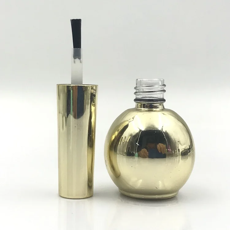 
Hot sale Ball Round Shape 12.5ml 17ml Empty Uv Gel Nail Polish Bottle with cap 
