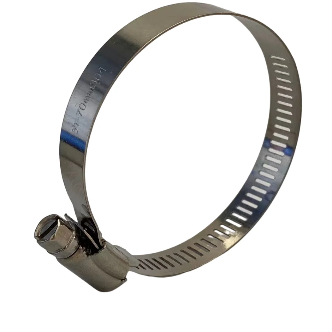 universal car adjustable stainless steel exhaust muffler hose clamp