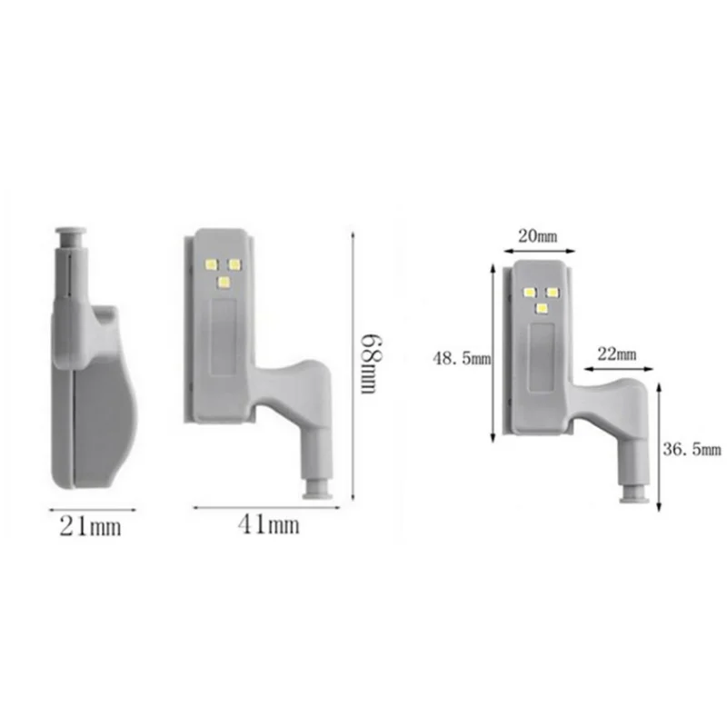 3 LED Cabinet Inner Hinge Lamp Closet Light Night Light