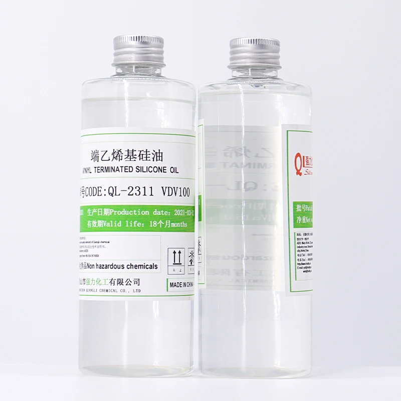 QiangLi chemical production customization Vinyl terminated silicone oil QL-2311 VDV 100 - VDV 1000 cst