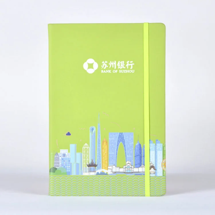 Wholesale A5 size pu leather hard cover inspirational journals custom printed sale