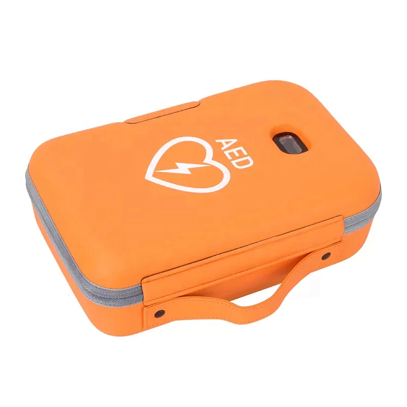 OEM High Quality Outdoor AED Carrying Case PU Waterproof EVA Defibrillator Case