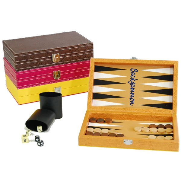 Customize PU leather backgammon pieces  backgammon  checkers