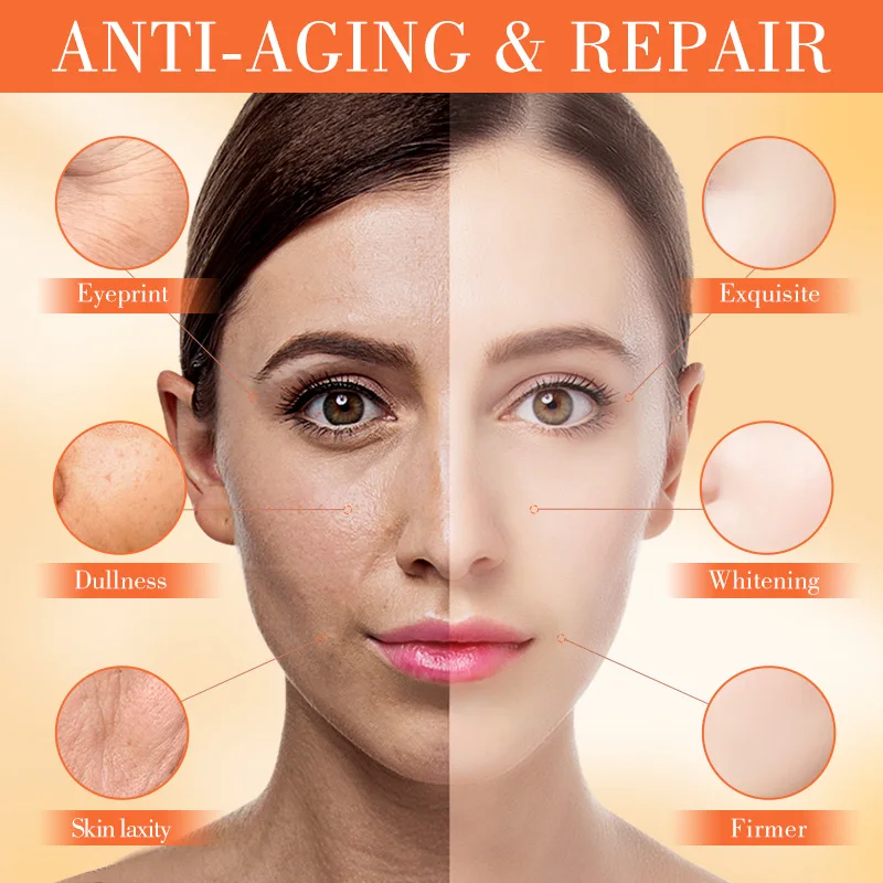 BIOAQUA New Vitamin E +B5 Skin Care Kit Beauty Cosmetic Face Care Cream Moisturizing Whitening Serum Anti-Aging Skin Care Set