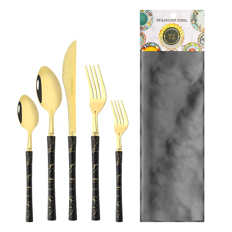 20 years factory direct sale wedding golden 5pcs customize design Portuguese dinnerware set