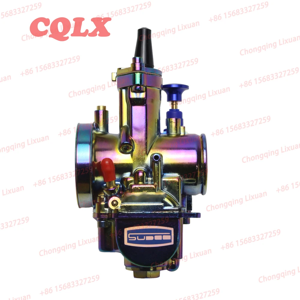 Pwk24 26 28 30 32 34mm Colorful Carburetor for Keihin PWK with Power Jet Universal carburetor 2/4Tiempos