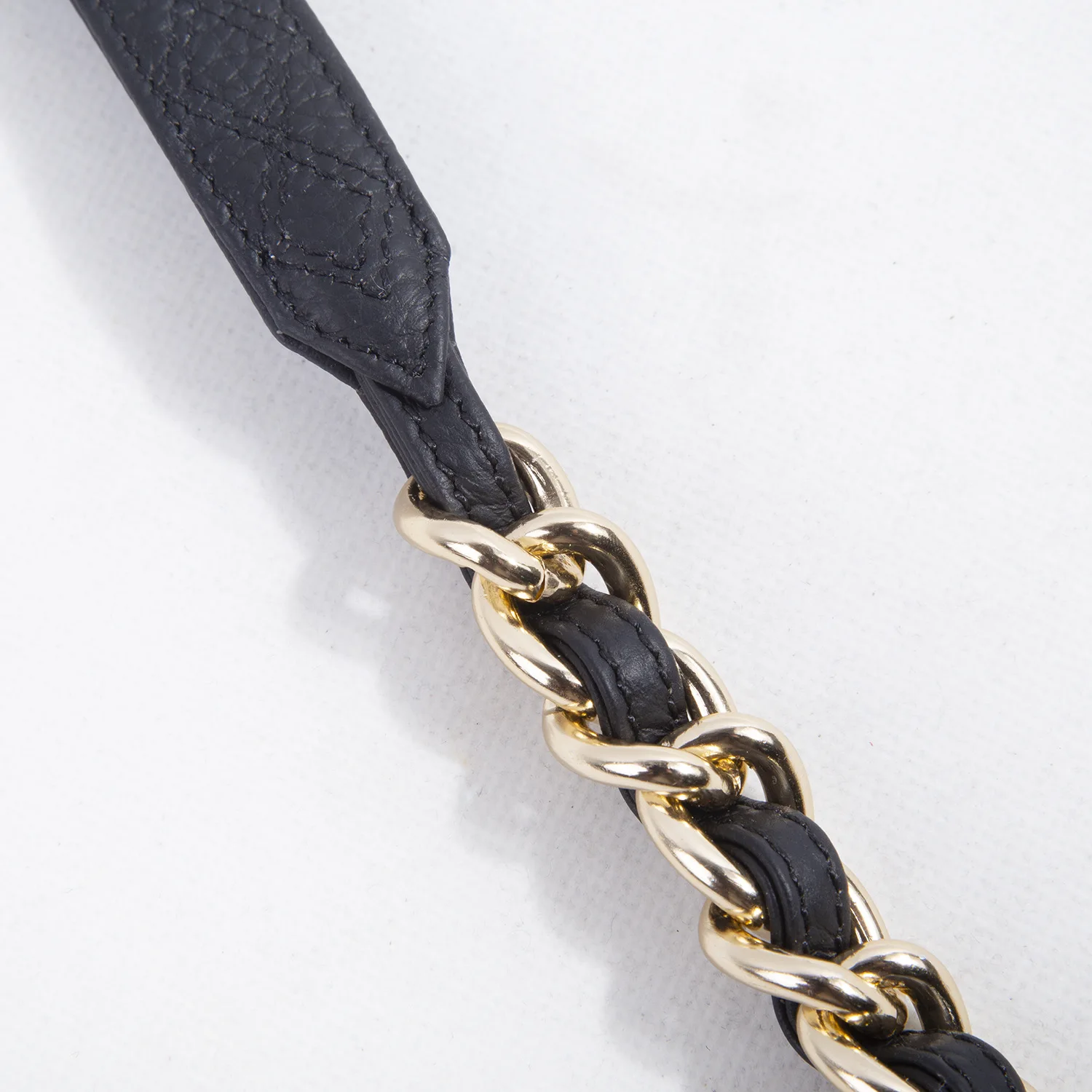 Fashion Waist Belt Body Chain Slender Genuine Leather Luxury Metal Belt with Leather