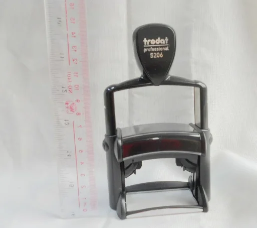 original 56x33mm/professional 5206 trodat heavy  self inking stamp roller stamp