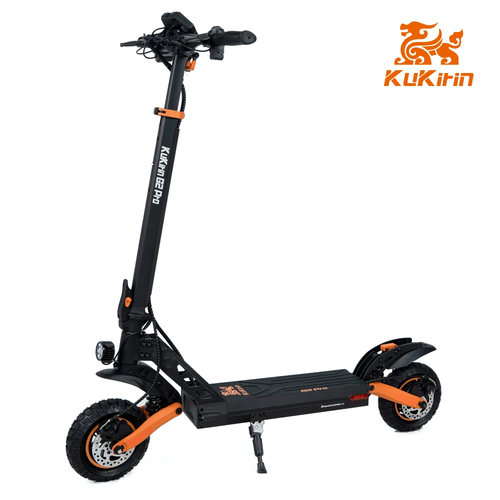 2023 New Arrival Kukirin G2 Pro Electric Scooters Fat Tire folding 600w 48v 15ah 50km Range 45km/h E-roller Eu Stock