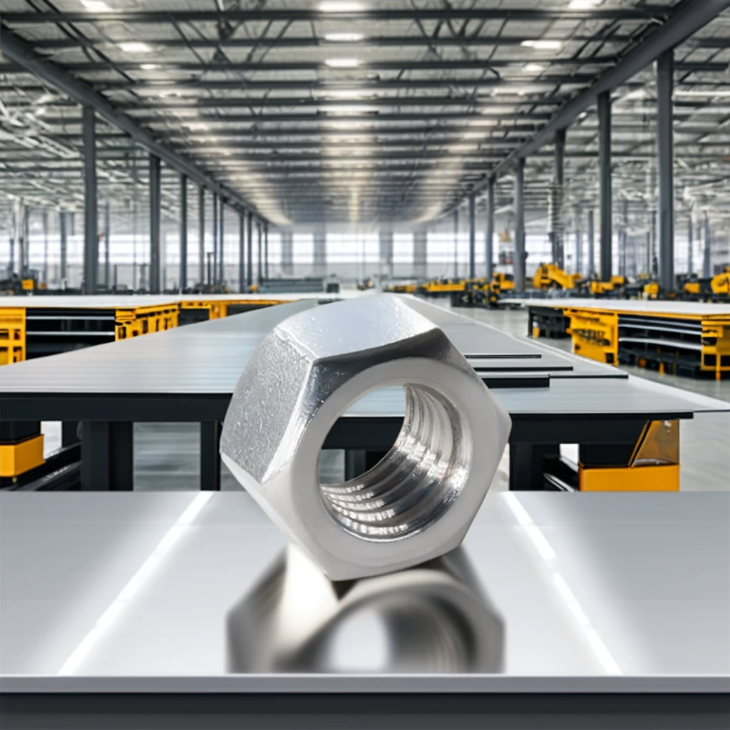 K Hoe Sells High Quality Steel Flat Washers M6 M8 M12 Hex Bolts Nuts Zinc/Plain/Plated Finish for Industrial Use