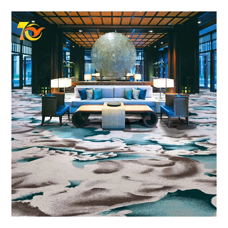Custom-Made Luxury Hotel Carpet Area Rug New Product  3D Printed Carpet