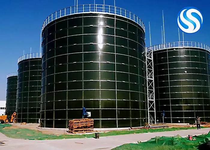 glass fused to steel tank wastewater buffer tank sludge tank