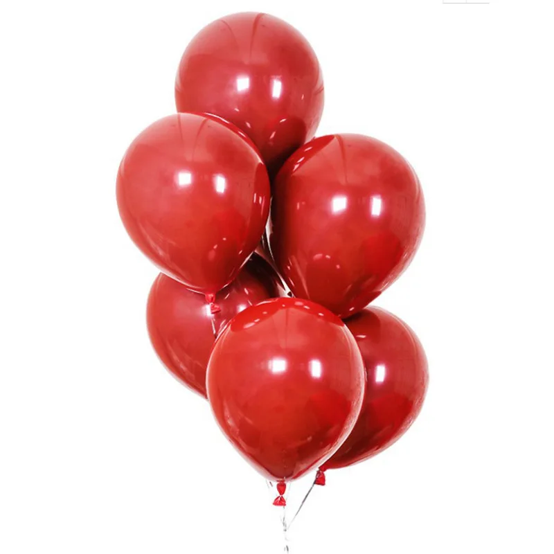 ODM OEM Double layer Garnet pomegranate red latex balloon wedding proposal romantic confession wedding balloon