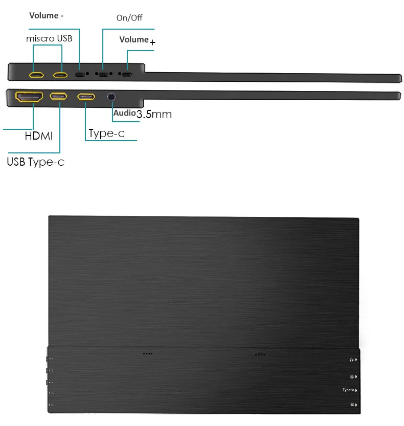 
Best monitor one line split screen mobile phones good gaming 1080p touch screen monitor for usb c devices 