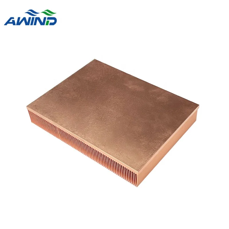 Thermal paste copper bar heatsinks long raspberry bill toothed heat sink with brass push pin led heatsink 120 mm