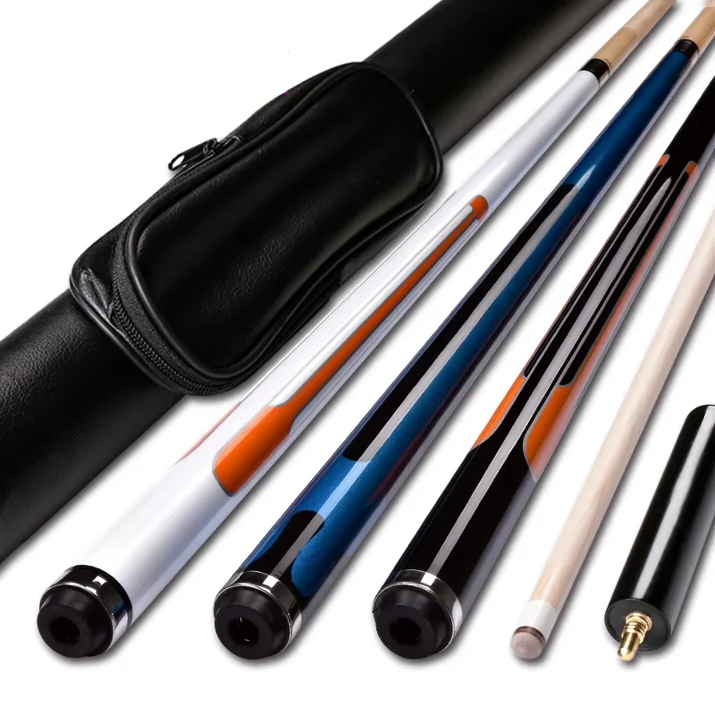 TQG-19 Professional Predator Billiard Pool Cues High Quality Low Price Customizable Maple and Ebony Sleeve Steel Joint
