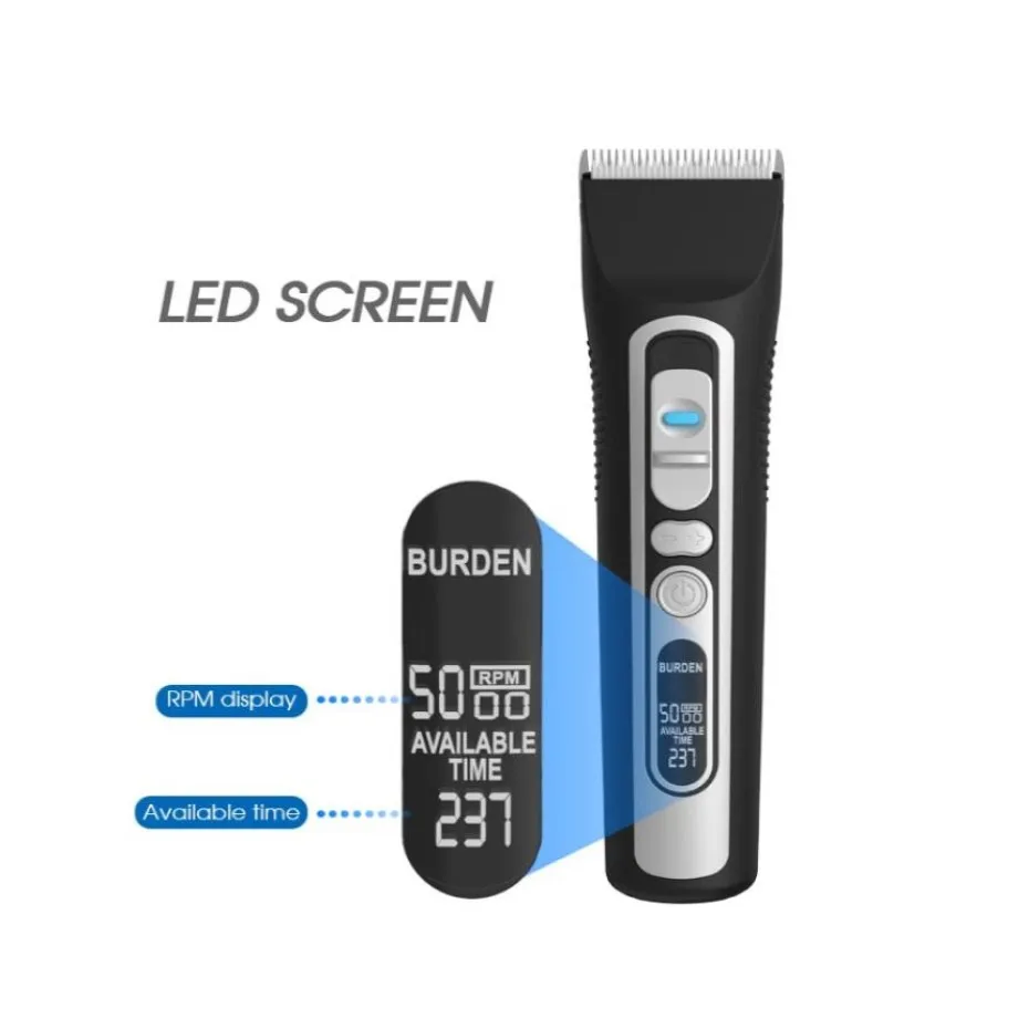 Automatic  Wholesale LED Display Electric Cordless Trimmer Mens Hair Clippers Haircutting Machine Price
