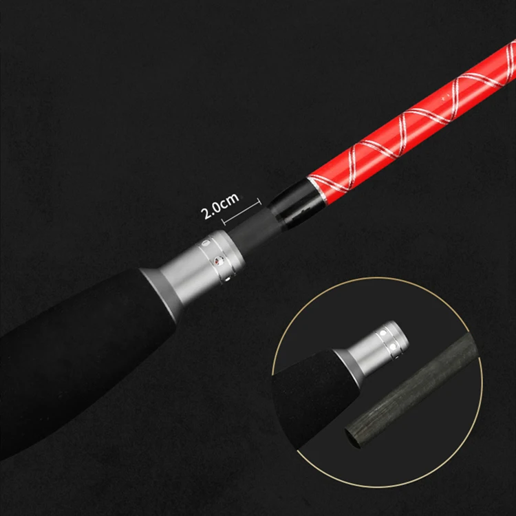 2 Sections Slow Jigging Fishing Rods 1.5M 1.68M 1.8M Carbon Fiber Sea Bass Fishing Rod