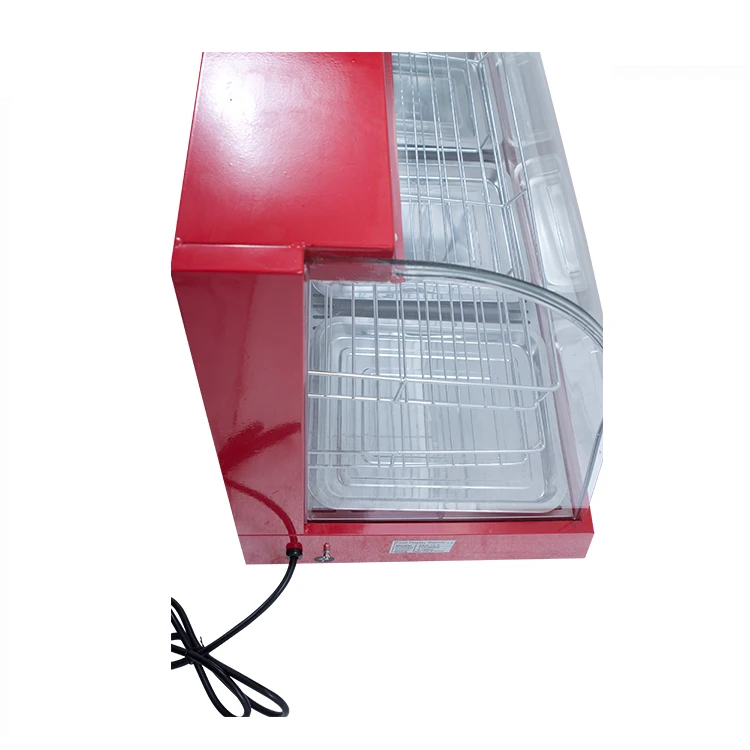 ZSG-10-3 Large Size 3 Layers Red Commercial Electric Hot Food Display Warmer
