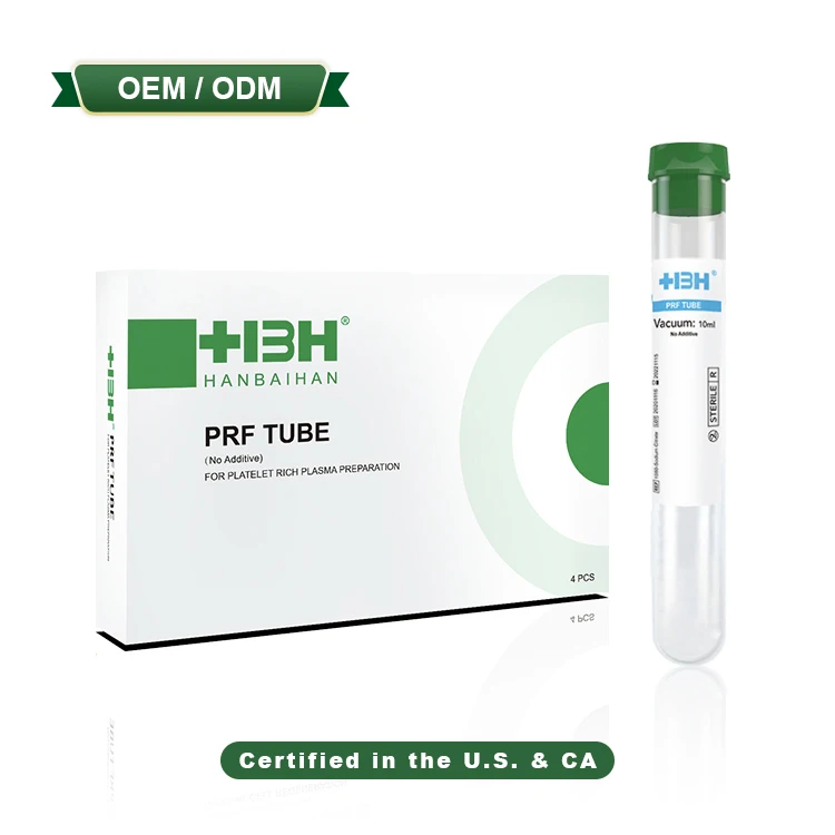 HBH Factory Direct Sale 10ml PRF Tube Dental PRF Treatment