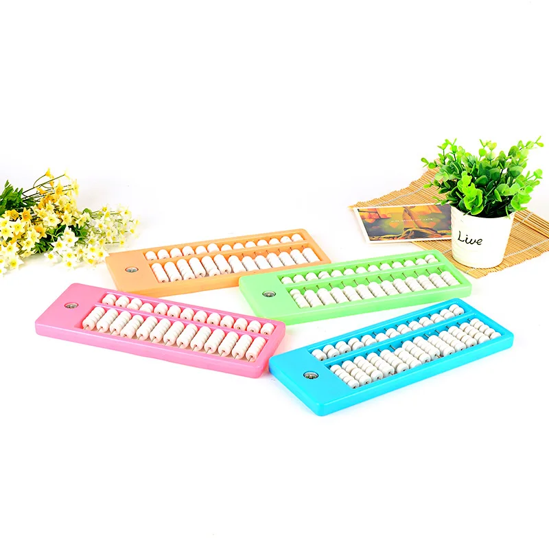 13  Rops Abacus Column Colorful Kid School Learning Aids Tool Math Business Chinese Traditional Abacus Educational Toys