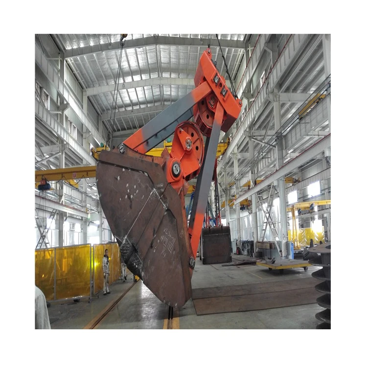 Grain Ore And Coal Fsg 75 Tons 4 ropes Mech double shell grab for grain