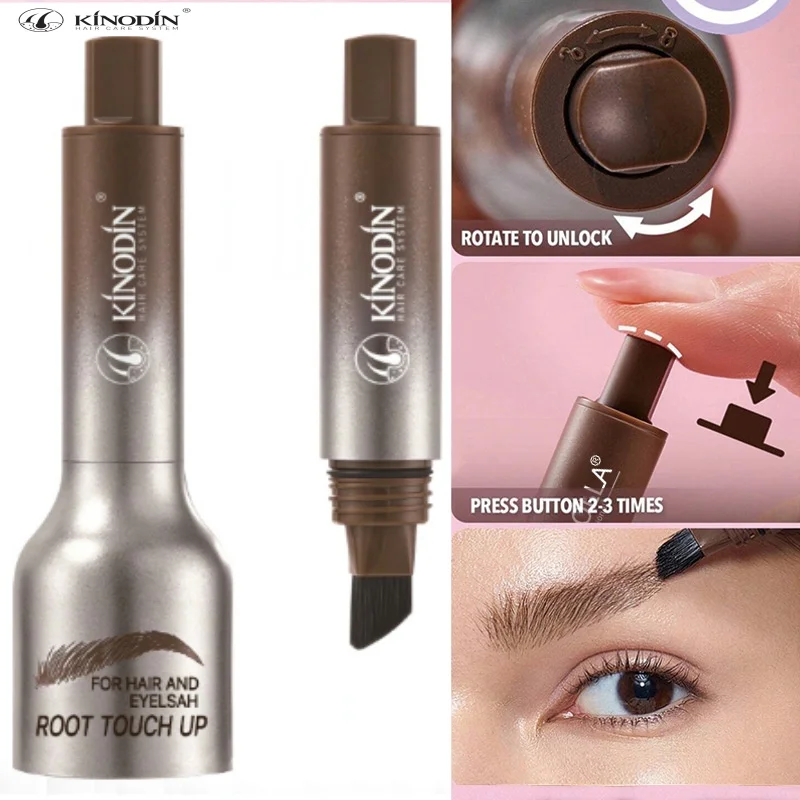 Wholesale Hair Fiber Powder Waterproof Promote Hair Growth Root Touch Up Color Hairline Shadow Powder Hair Loss Concealer Powder