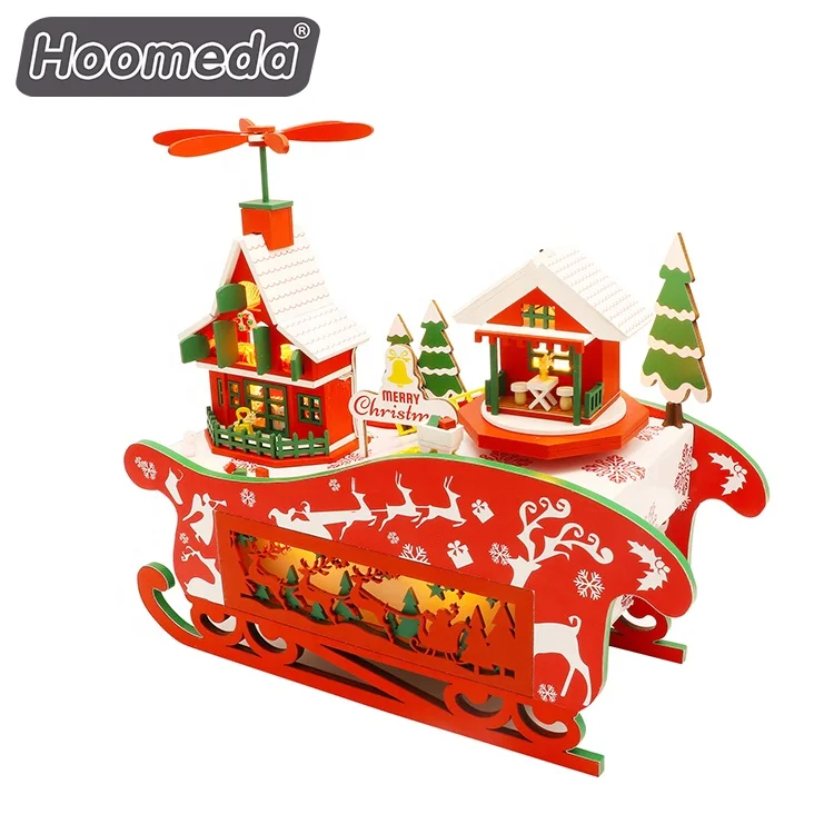 Новинка, музыкальная шкатулка, Рождественская коробка для денег, копилка, Наборы «сделай сам» для дома