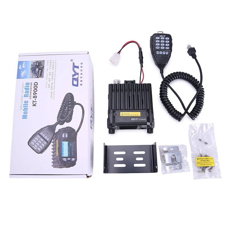  KT-8900D мини vhf Любительская рация двойного диапазона с цветным экраном мобильное автомобильное