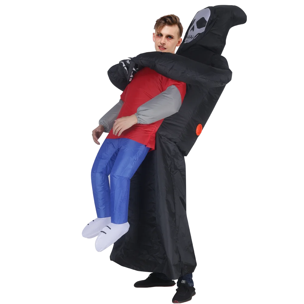 Halloween Gift Supply Kids Adult Play Ghost Alien Designs Custom Inflatable Mascot Costume