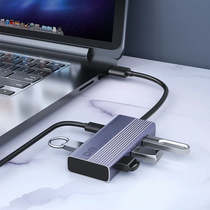 Usb-концентратор 3,0 4 порта разветвитель адаптер usb3.0 HUB конвертер для ноутбука MacBook Pro PC компьютер аксессуары CHB060