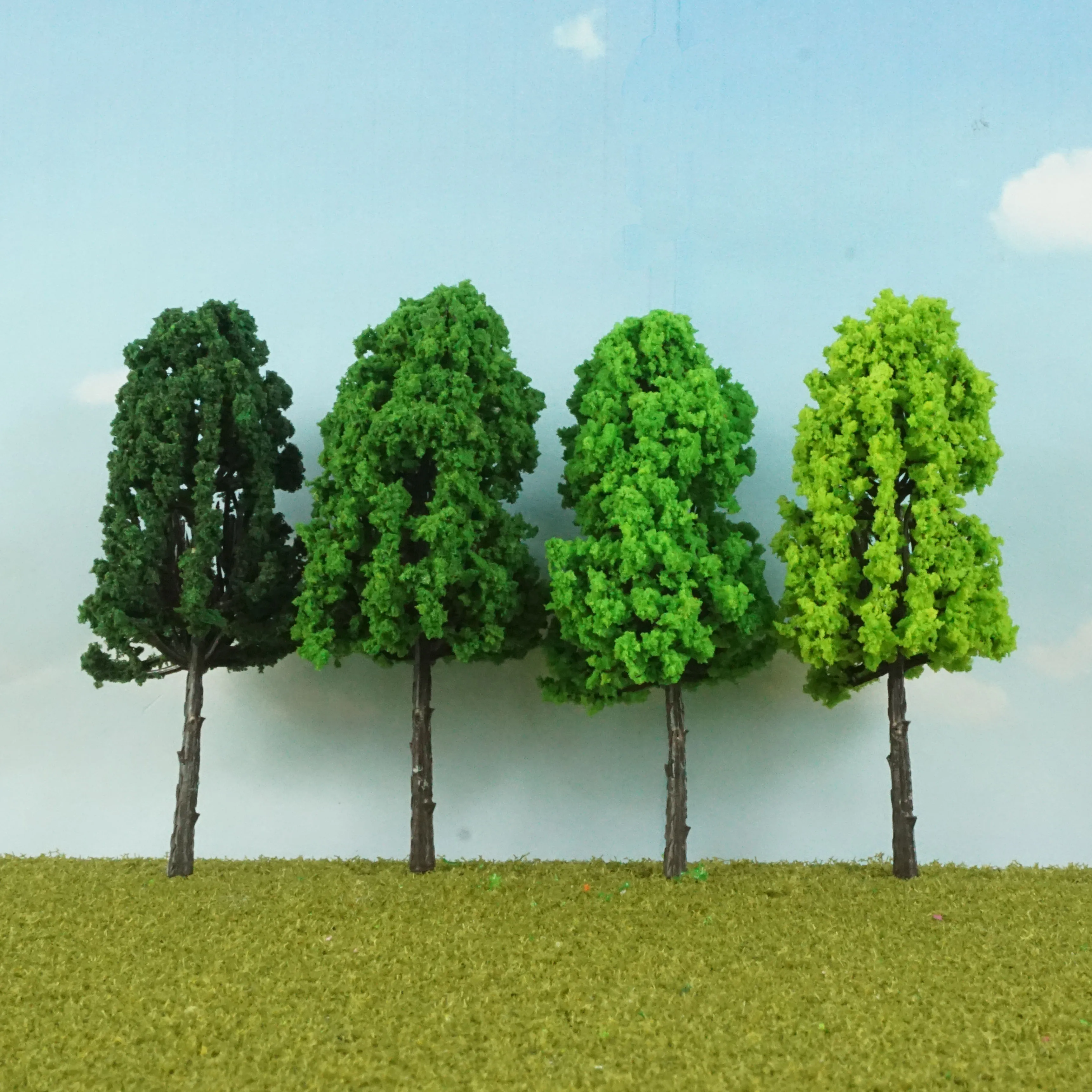 Model Railway Train Layout 1:87 Ho Scale 70mm Scenery Model Tree Green Tree Artificial