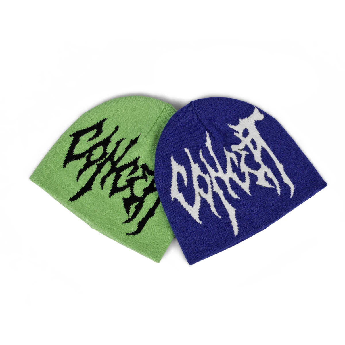 Индивидуальная облегающая шапка разных цветов с принтом зимняя вязаная теплая унисекс из