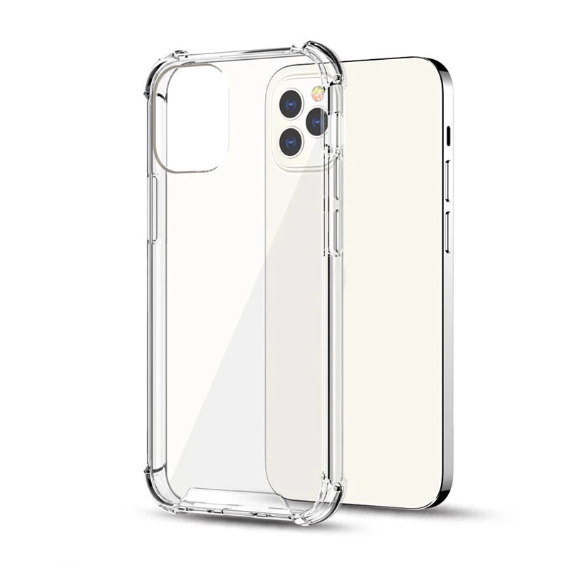 2022 New Transparent Shock Proof Four-corner Airbag Case For Iphone 6-14pro Max Acrylic TPU For 14 Iphone 13 Pro Max Phone Cases