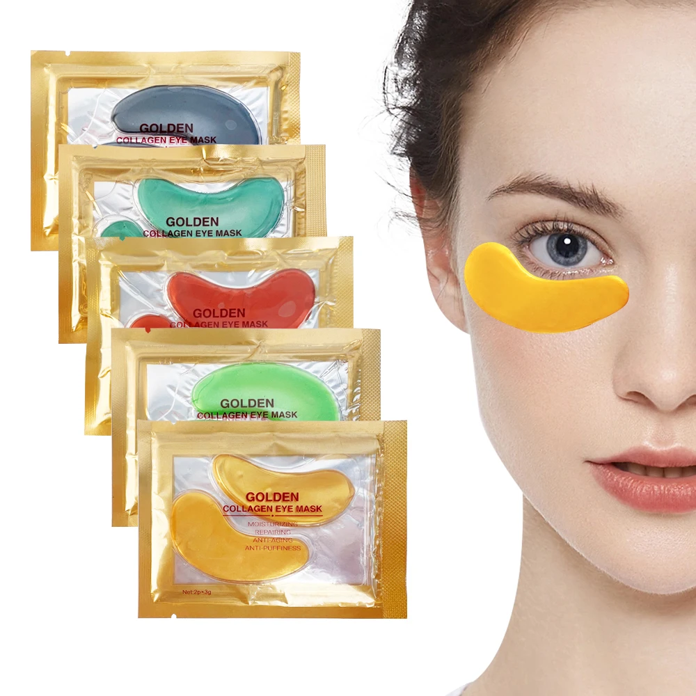 Eye Patches Collagen Eye Mask Sheets The Collagen Eye Mask Gold
