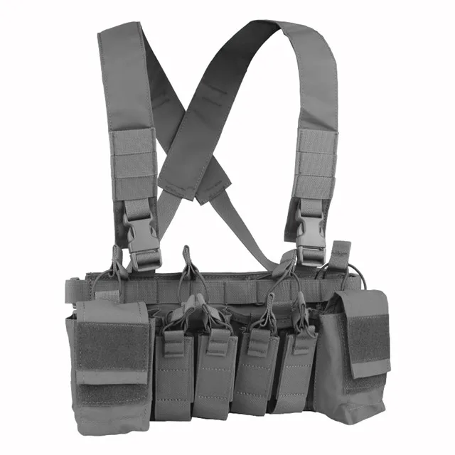 D3CRX Tactical Chest Rig Mount Quick-Release Design Built-In Four-Link 5.56 Accessory Bag Personal Defense Equipment