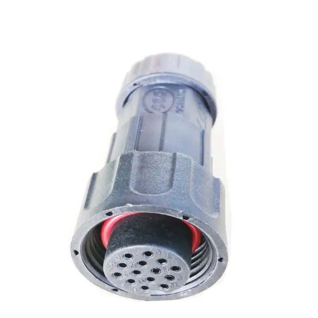 M19 electric 14pin terminal circular automotive magnetic power assembly connector